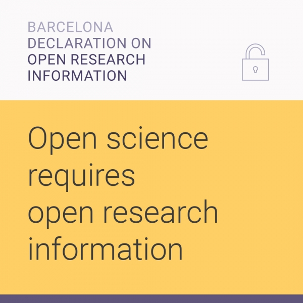 Objavljena Barcelonska deklaracija o otvorenim istraživačkim informacijama